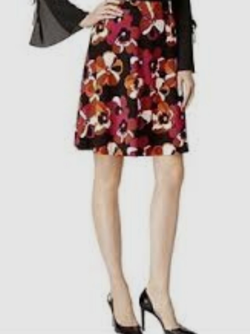 🌼B2G1🌼 ECI Floral Mini Skirt in Black, Purole, Red and Orange